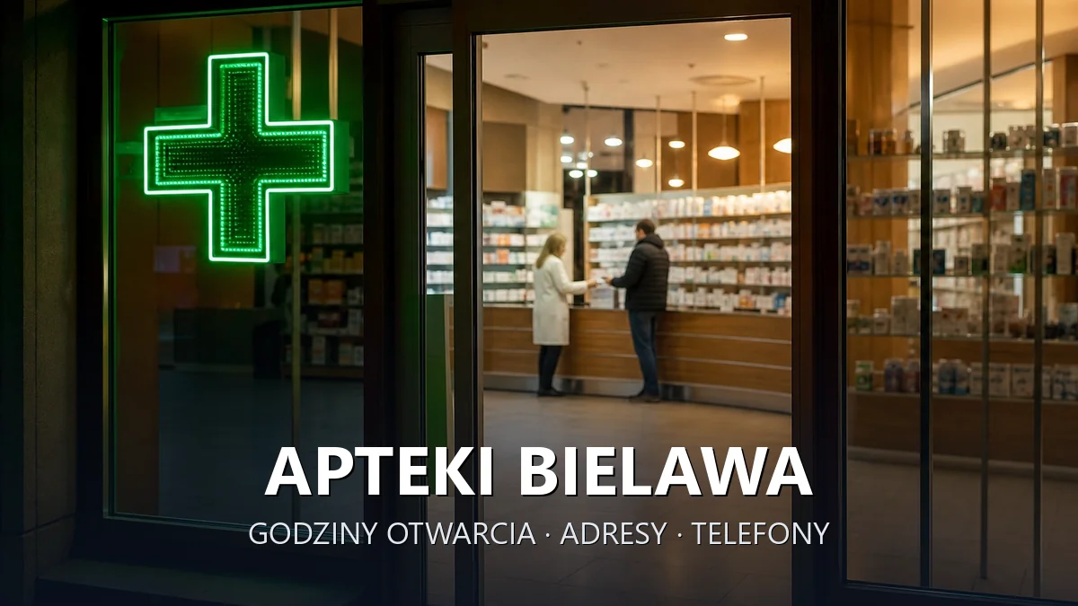 Apteki Bielawa, gmina Konstancin-Jeziorna, powiat piaseczyński - adresy, telefony, godziny otwarcia