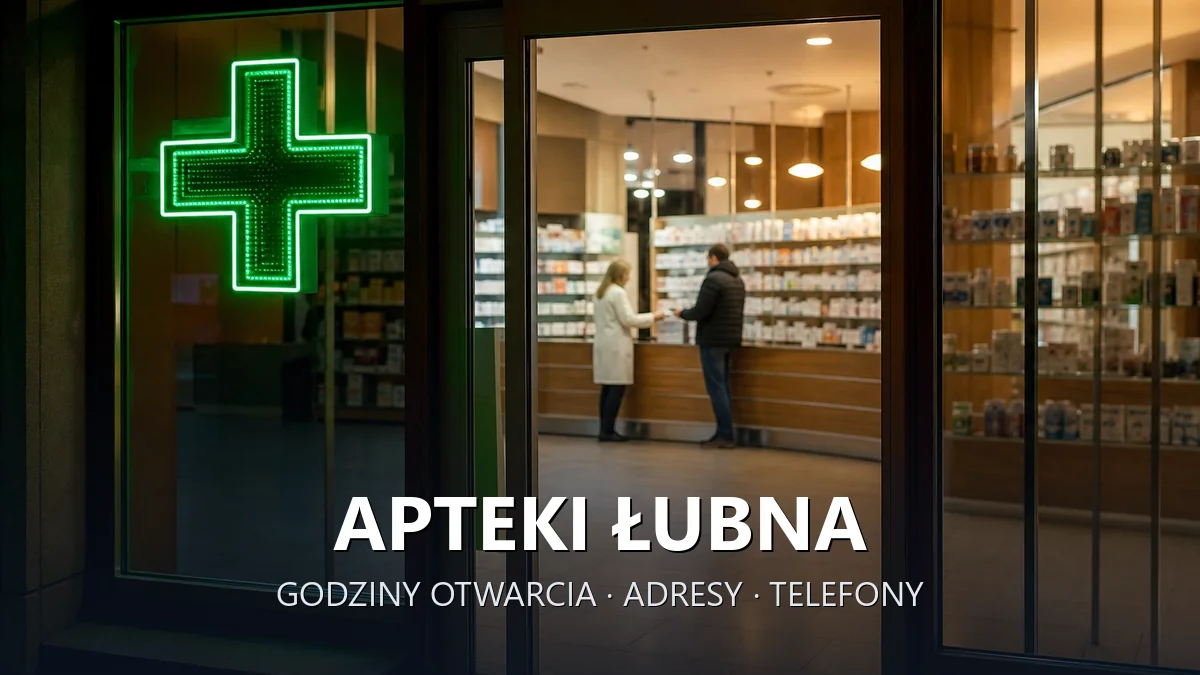 Apteki Łubna, gmina Góra Kalwaria, powiat piaseczyński - adresy, telefony, godziny otwarcia
