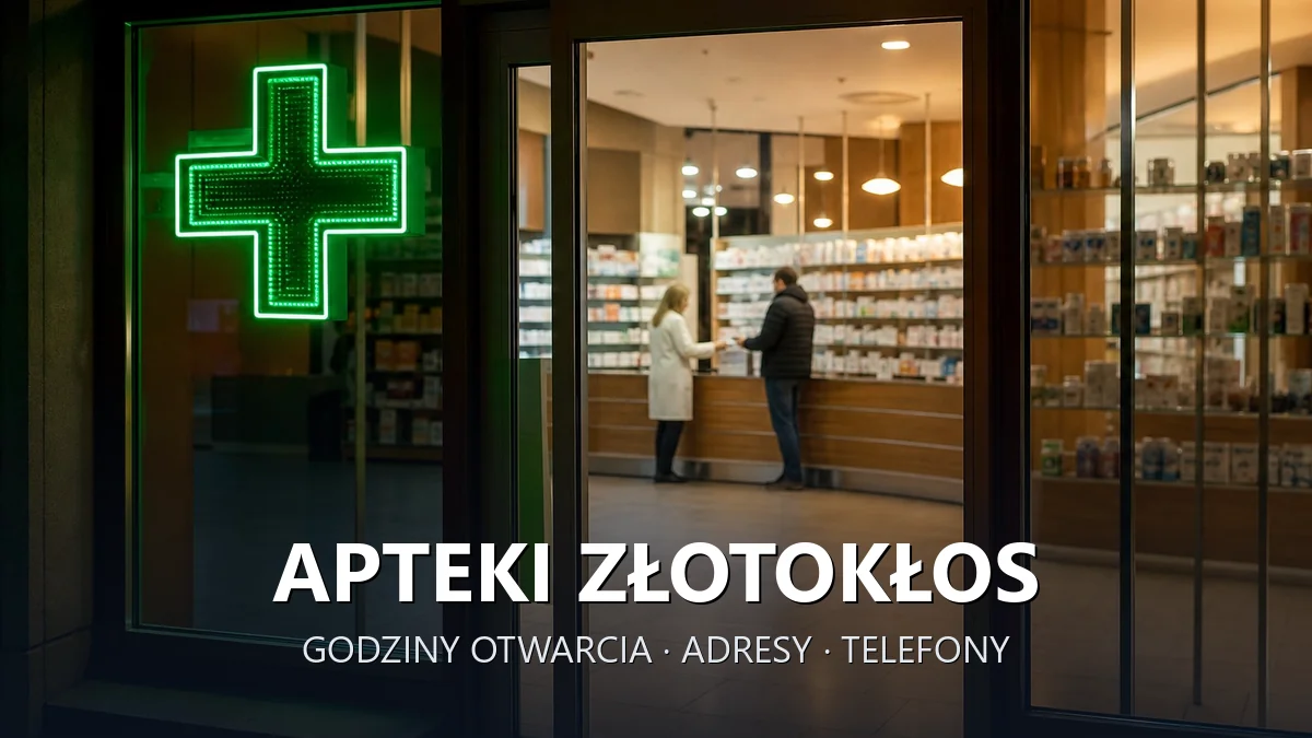 Apteki Złotokłos, gmina Piaseczno, powiat piaseczyński - adresy, telefony, godziny otwarcia