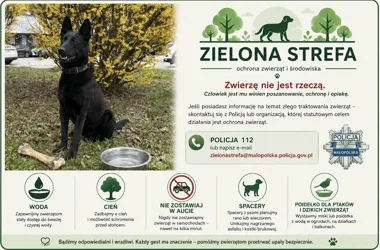Upał groźny także dla zwierząt. Policja przypomina o kilku prostych zasadach