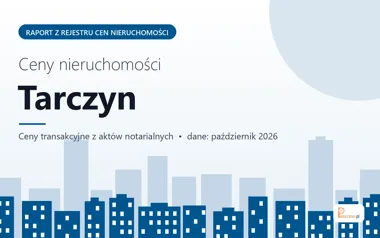 Ceny mieszkań w mieście Tarczyn — październik 2026