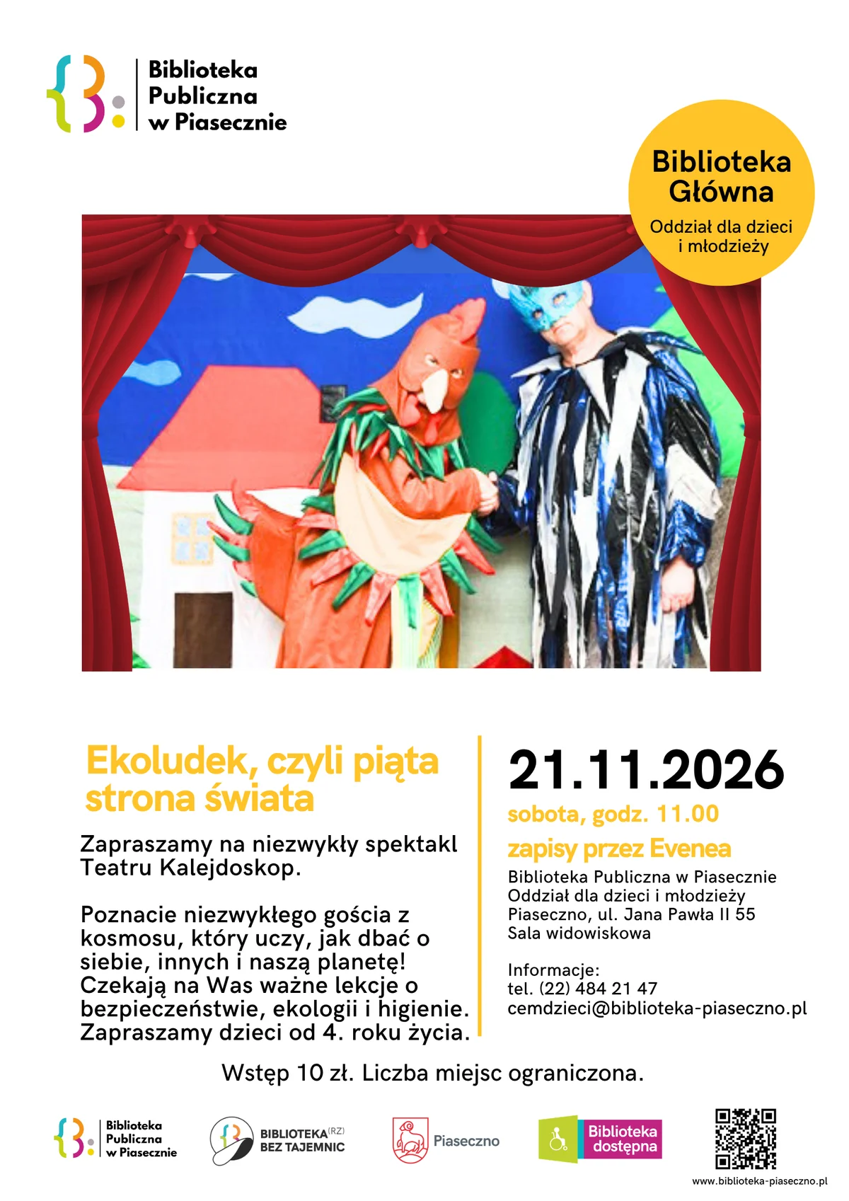 Grafika promocyjna wydarzenia Ekoludek, czyli piąta strona świata