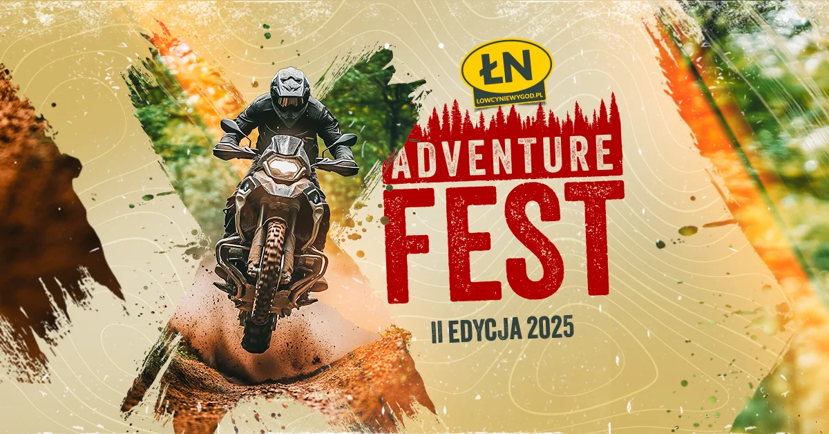 Obrazek przedstawia grafikę promocyjną wydarzenia Czterodniowy festiwal motocykli terenowych w Czaplinku