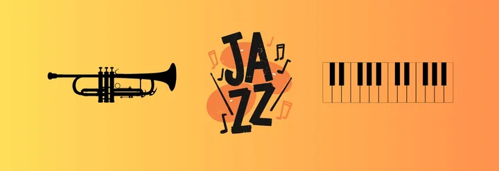 Obrazek przedstawia grafikę promocyjną wydarzenia Perkusja w jazzie dla dzieci — koncert edukacyjny w Piasecznie