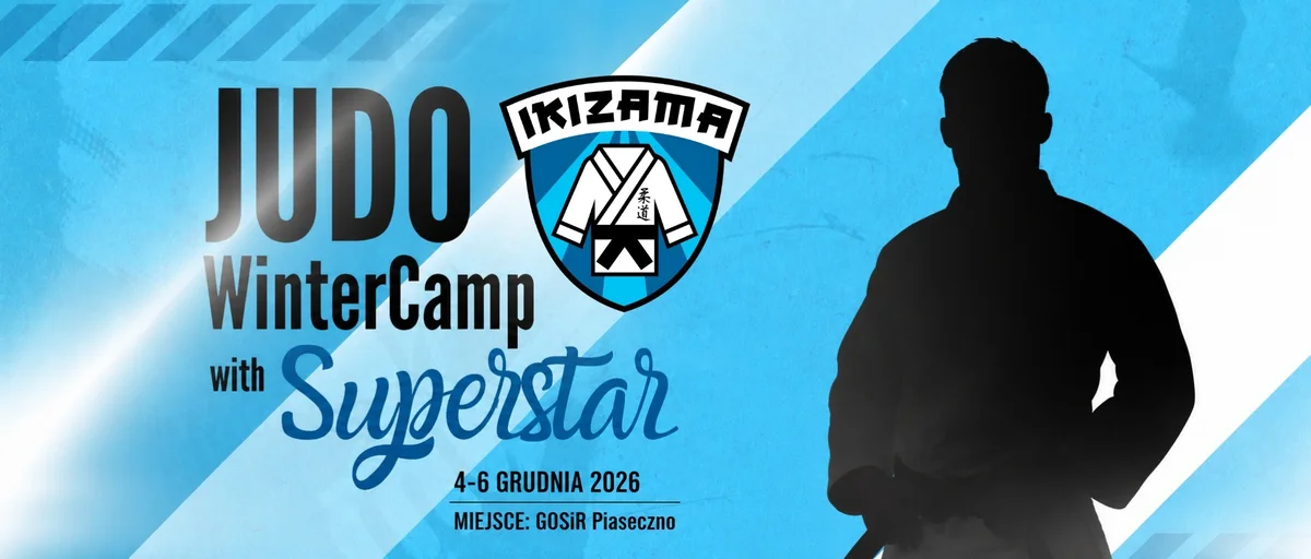 Grafika promocyjna wydarzenia JUDO WinterCamp with Superstar 2026 w Piasecznie