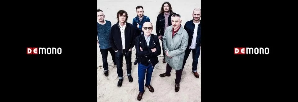 Obrazek przedstawia grafikę promocyjną wydarzenia Koncert zespołu De Mono w Parku Miejskim w Piasecznie
