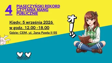 4. Piaseczyński Rekord Czytania Mang Publicznie – Piaseczno 2026