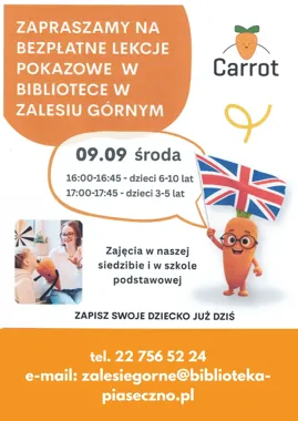 Czytanie na dywanie po angielsku