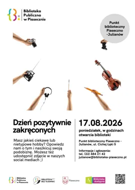 Grafika promocyjna wydarzenia Dzień pozytywnie zakręconych