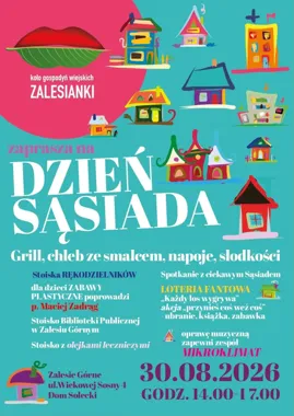 Grafika promocyjna wydarzenia Dzień Sąsiada