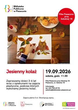 Grafika promocyjna wydarzenia Jesienny kolaż