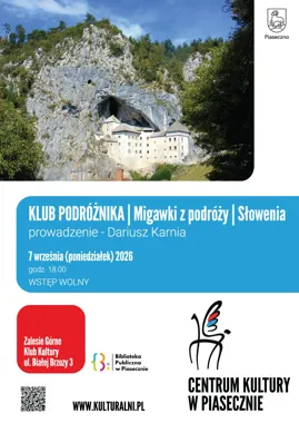 Grafika promocyjna wydarzenia Klub Podróżnika | Migawki z podróży | Słowenia