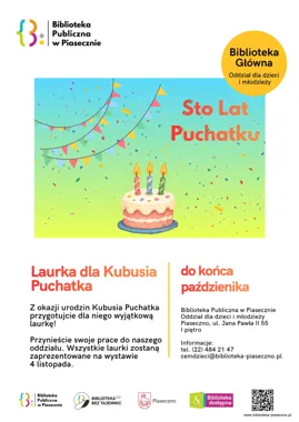 Grafika promocyjna wydarzenia Laurka dla Kubusia Puchatka