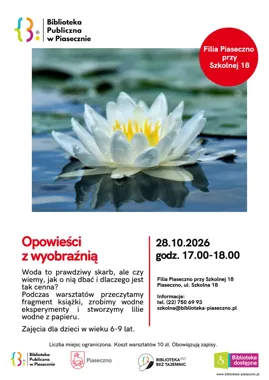 Grafika promocyjna wydarzenia Opowieści z wyobraźnią: październik