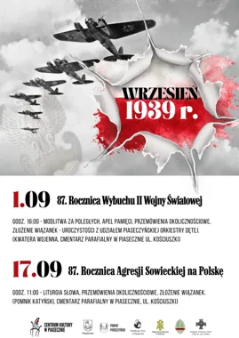 Grafika promocyjna wydarzenia Patriotyczny wrzesień