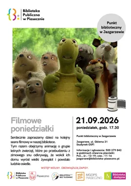 Grafika promocyjna wydarzenia Seans filmowy w bibliotece