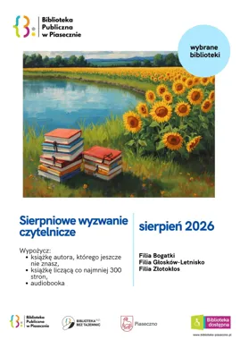 Grafika promocyjna wydarzenia Odkryj nowych autorów i podejmij czytelnicze wyzwanie