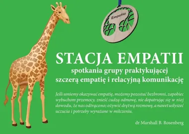 Grafika promocyjna wydarzenia STACJA EMPATII w Piasecznie – spotkanie o empatii i komunikacji bez przemocy