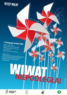 Grafika promocyjna wydarzenia Wiwat Niepodległa! Obchody Narodowego Święta Niepodległości w Piasecznie