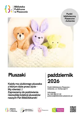 Grafika promocyjna wydarzenia Wystawa Pluszaków