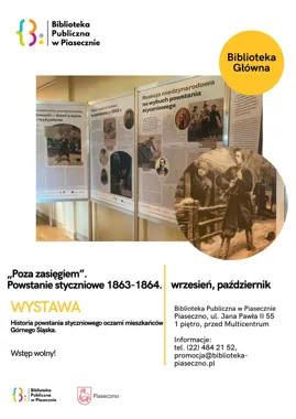 Grafika promocyjna wydarzenia Wystawa „Poza zasięgiem”. Powstanie styczniowe 1863–1864