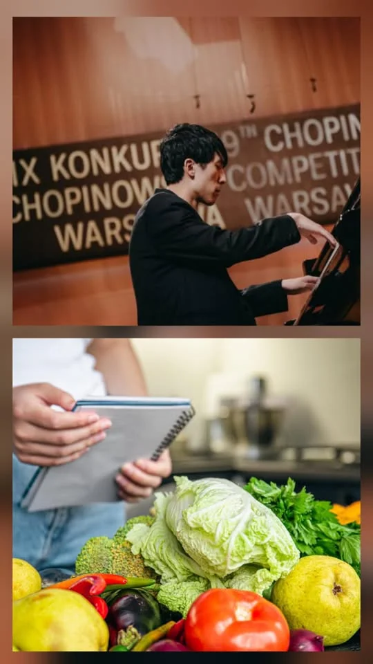 Grafika promocyjna wydarzenia Wykłady UTW Piaseczno (gr. B) — Konkursy chopinowskie i innowacje w technologii żywności