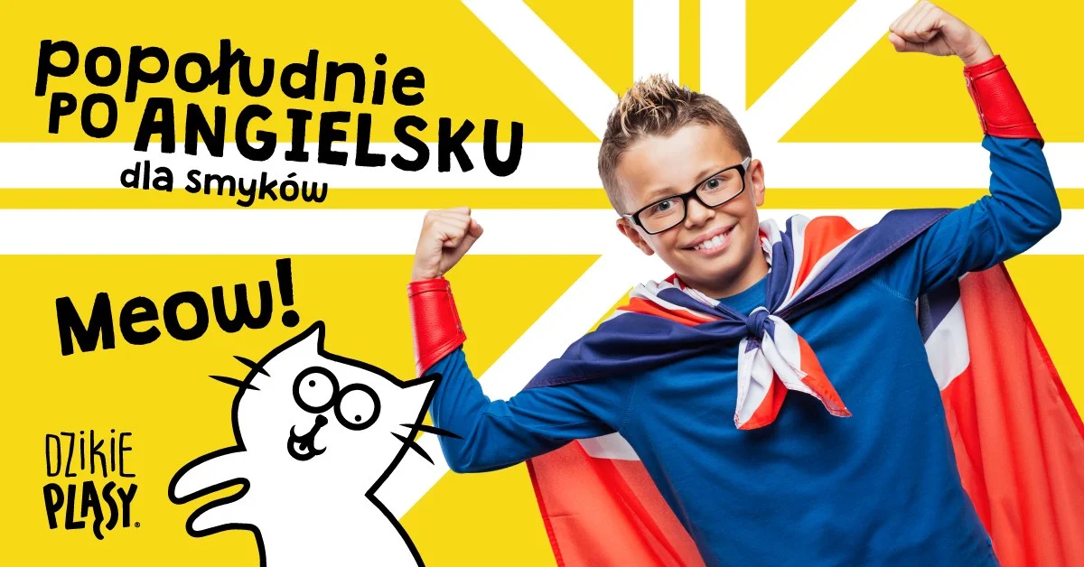 Grafika promocyjna wydarzenia Zajęcia języka angielskiego dla dzieci w wieku 3-5 lat w Piasecznie