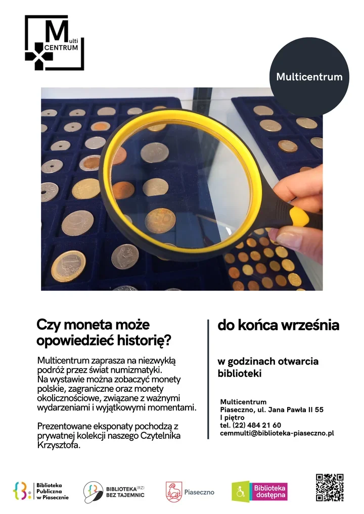 Małe krążki, wielkie opowieści. Numizmatyczna wystawa w Piasecznie