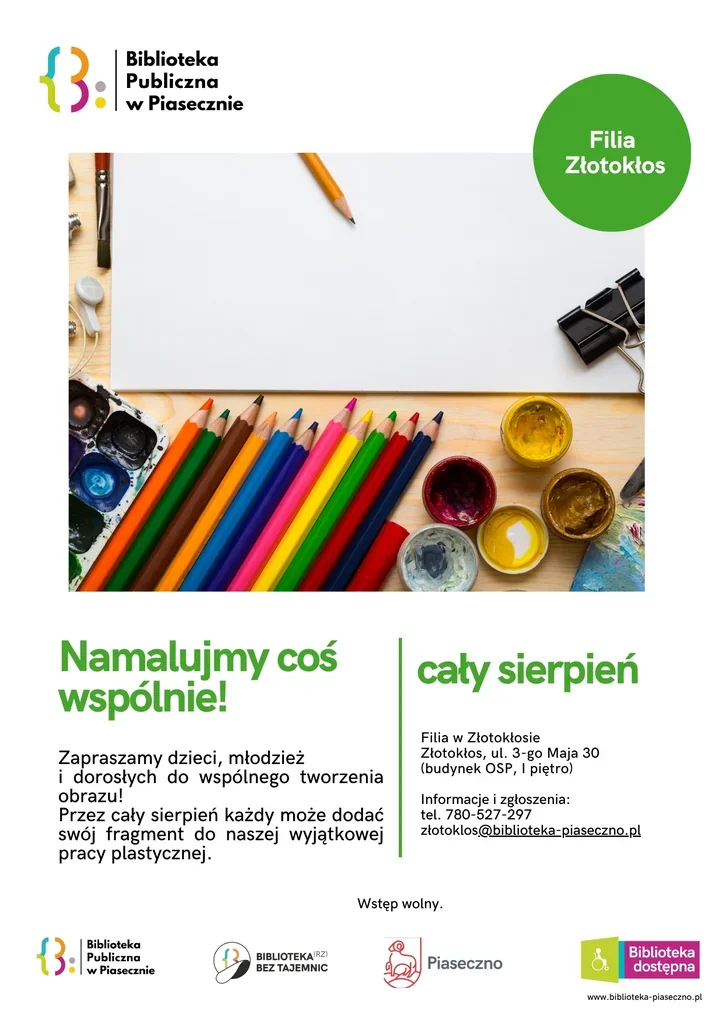 W Złotokłosie powstanie obraz, do którego dopisze się cała okolica