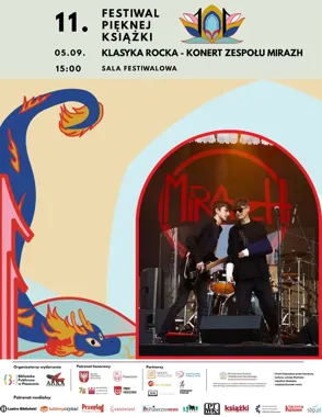 MIRAZH zagra klasykę rocka podczas 11. Festiwalu Pięknej Książki.
