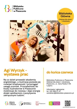 Piaseczno ma nową wystawę - Agi Wyrzyk rysuje świat po swojemu