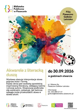 Słowa zamieniają się w kolory - niezwykła wystawa w Gołkowie