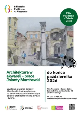 Piaseczno ogląda świat przez akwarelę Jolanty Marchewki