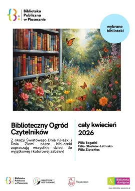 Papierowy wiosenny szał w bibliotekach Piaseczna - Biblioteczny Ogród Czytelników