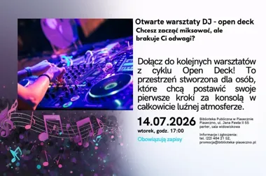 Open Deck w Piasecznie - wejdziesz za konsolę nawet bez doświadczenia