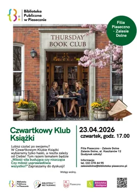 Miłość pod lupą w Piasecznie - Czwartkowy Klub Książki wraca z mocnym tematem