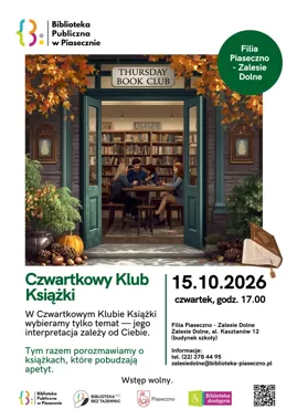 Książki, które pachną czekoladą - październikowe spotkanie w Piasecznie