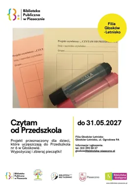 W Głoskowie dzieci zbierają pieczątki i ruszają po książkowe nagrody.