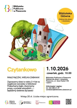 Małe odkrycia w bibliotece - Czytankowo zaprasza najmłodszych