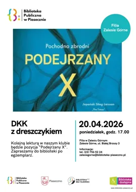 Kryminał wśród sosnowych drzew - DKK z dreszczykiem obraca tajemnice "Podejrzanego X