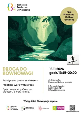 Droga do równowagi w Piasecznie - wieczór pracy ze stresem
