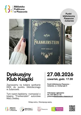 Frankenstein wraca do rozmowy - Dyskusyjny Klub Książki w Julianowie.