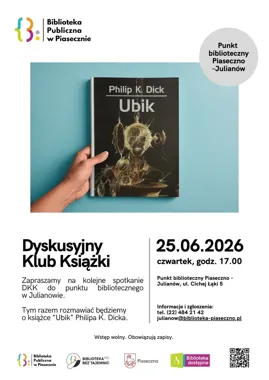 Philip K. Dick wraca do Julianowa - klub książki bierze na warsztat "Ubika