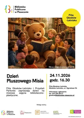 Pluszaki zapraszają do biblioteki w Głoskowie-Letnisku na kreatywne świętowanie