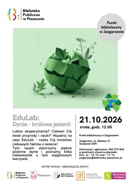 Dynia z włóczki i nauka przez zabawę - EduLab w Jazgarzewie