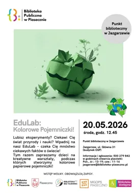Kolorowe pojemniczki z papieru - EduLab uczy ekologii przez zabawę