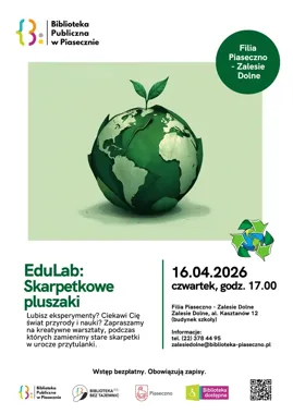 Skarpetki zamiast kosza - w Zalesiu Dolnym dzieci zrobią własne pluszaki