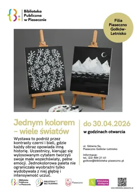 Czarny i biały, a jednak pełen emocji - Gołków-Letnisko zaskakuje wystawą