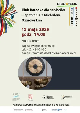 Seniorzy rozruszają głos w Multicentrum - karaoke z gongami i oddechem