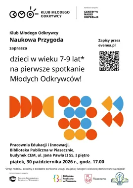 Mali badacze ruszają w Piasecznie - startuje Klub Naukowa Przygoda